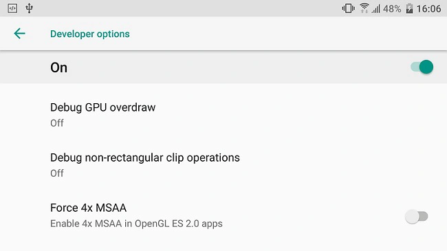 ترفند های Developer Options اندروید